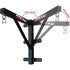 RDX X4 BLACK 2FT FOLDING PUNCH BAG WALL BRACKET-1